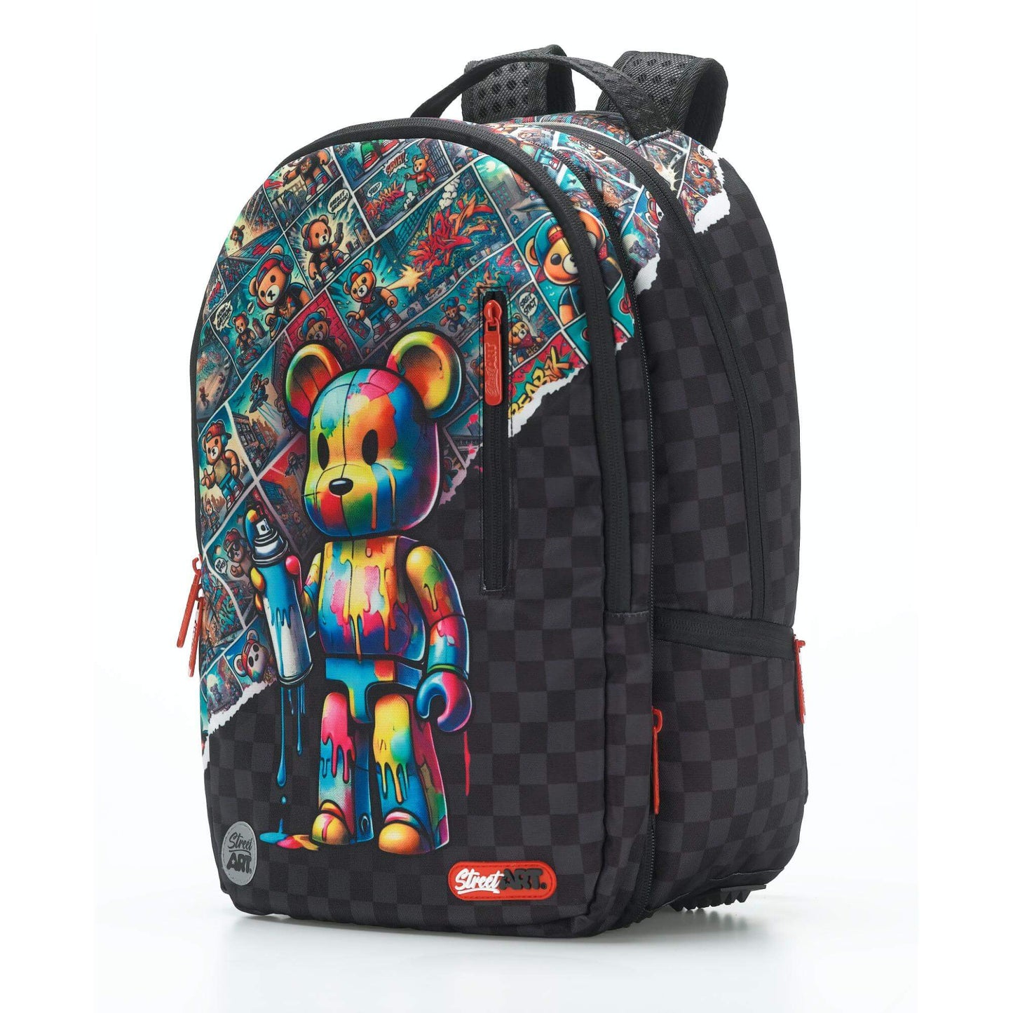 תיק גב 2 ב-1 Street Art Bearbrick