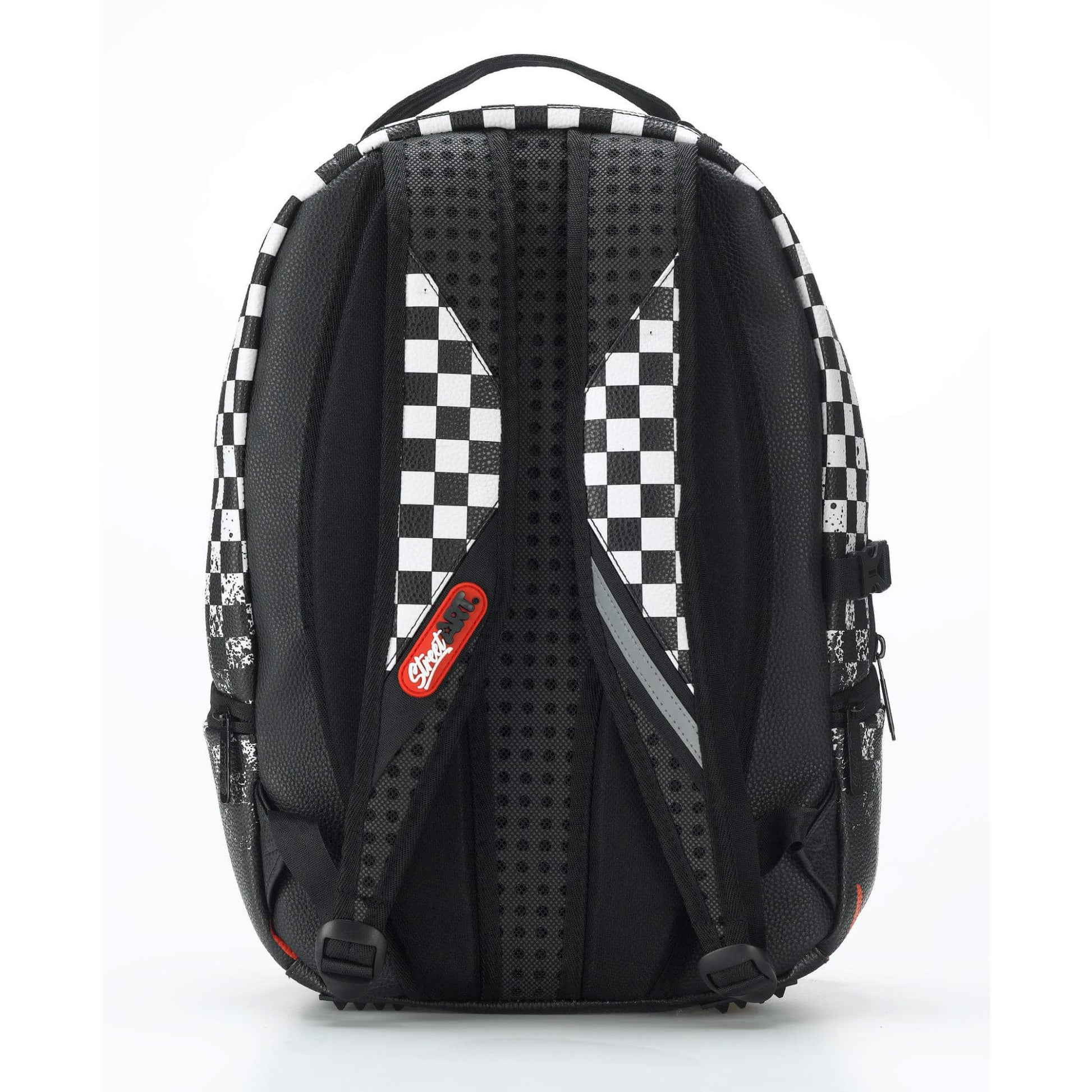 תיק גב 2 ב-1 Street Art Checkerd PU