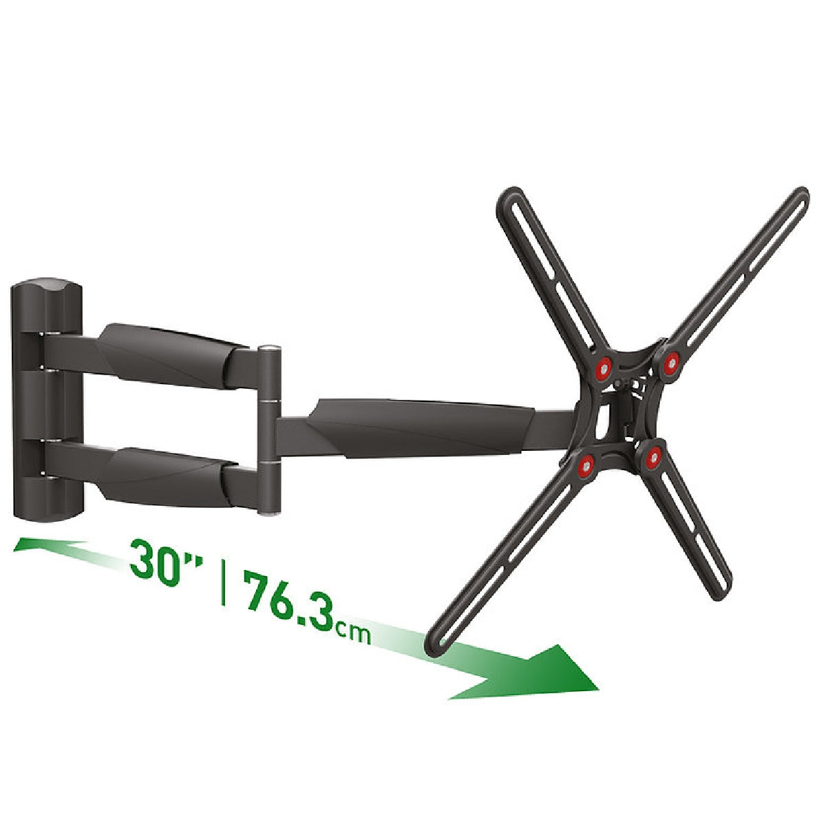 Copy of דגם SP343XL זרוע לבנה 4 תנועות לטלוויזיה עד 65 Barkan לבן