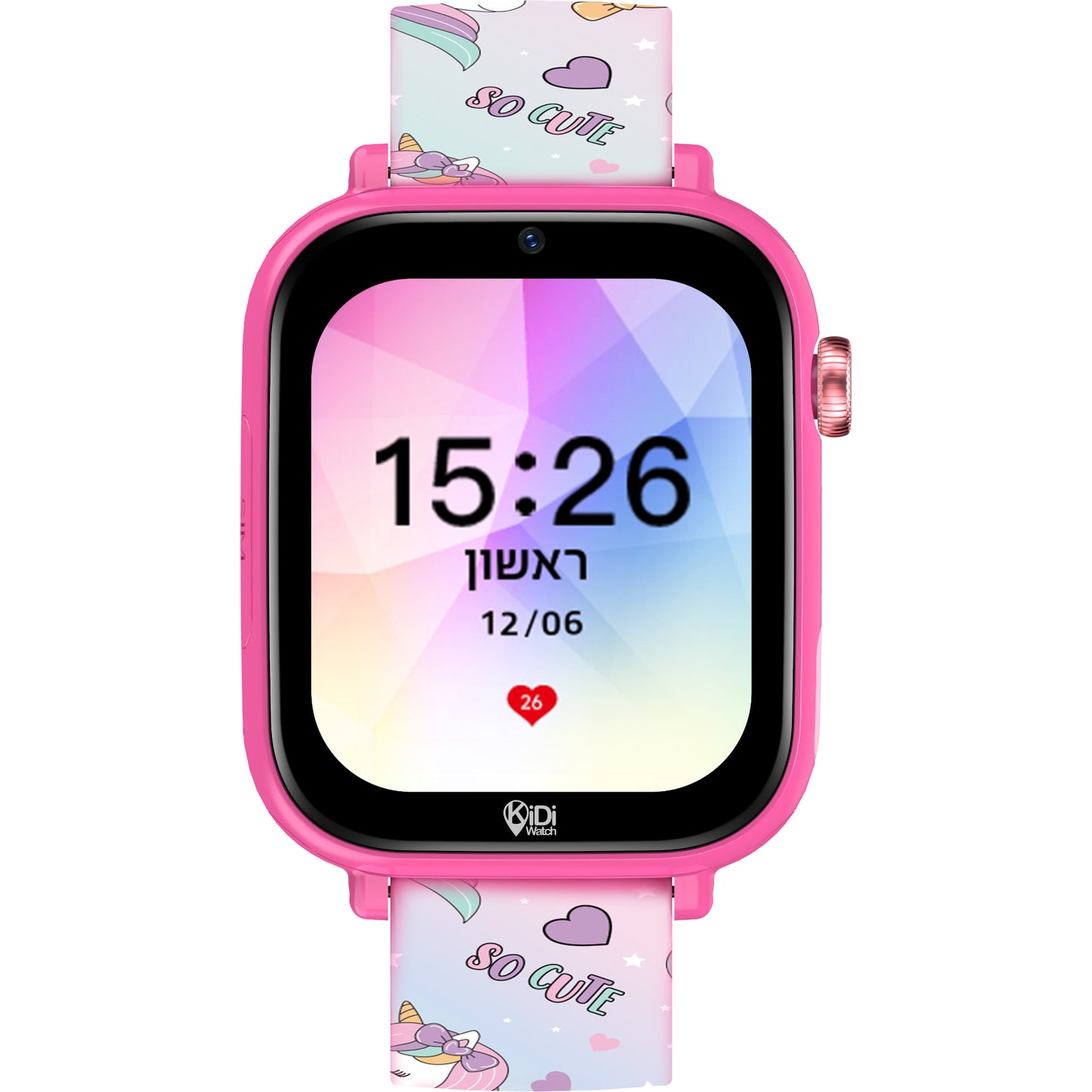 שעון חכם LBS 4G לילדים KidiWatch דגם SWEET