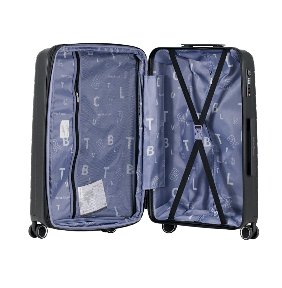 סט 3 מזוודות קשיחות Travel Club