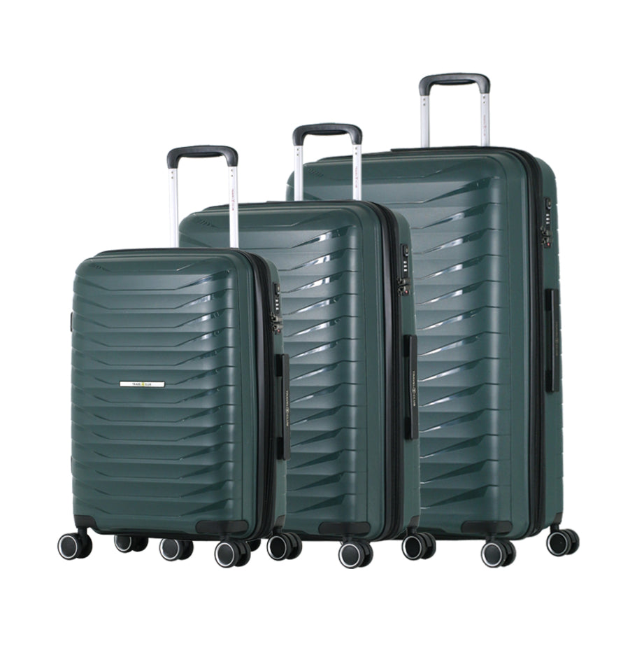 סט 3 מזוודות קשיחות Travel Club
