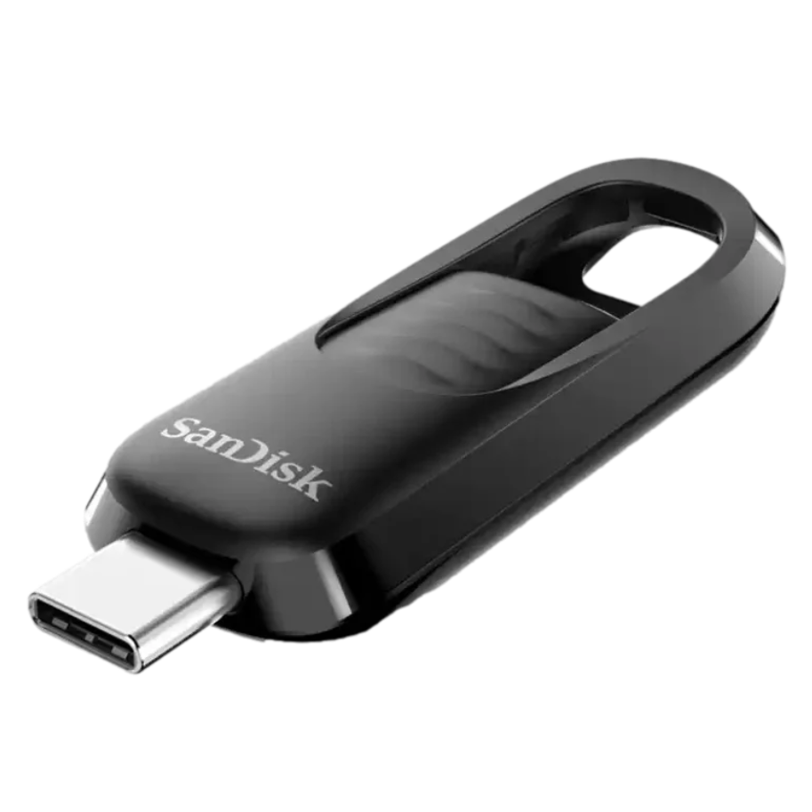 התקן נייד SanDisk Ultra Slider USB Type-C Z480 128GB USB3.2