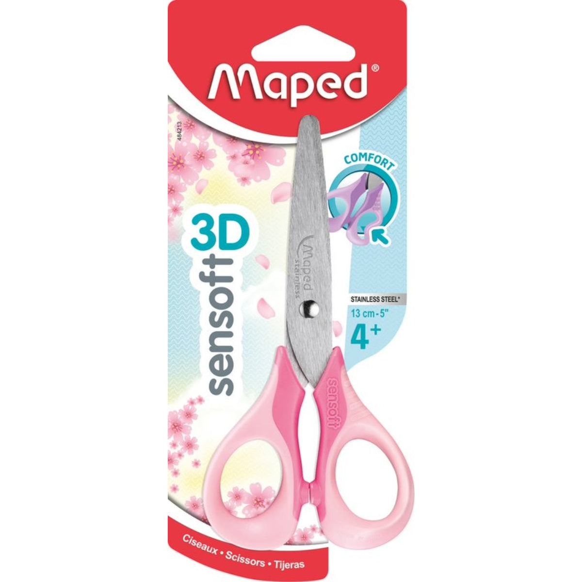 מספריים מעורב צבעים פסטל גמישות Maped