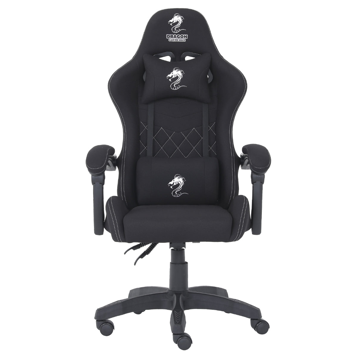 כיסא גיימינג בד Dragon Ace שחור