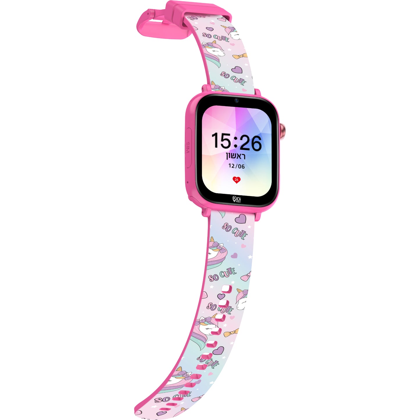 שעון חכם LBS 4G לילדים KidiWatch דגם SWEET
