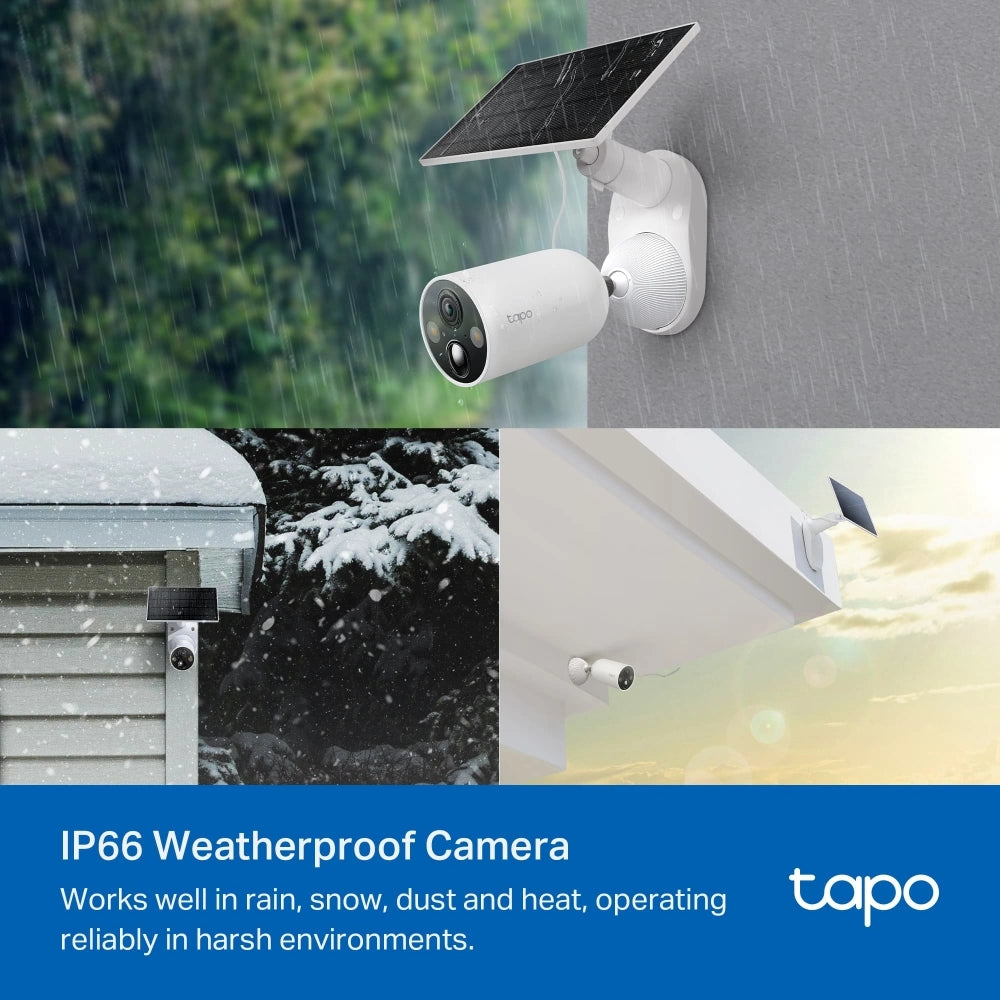 מצלמה 4mp+פאנל סולארי Tapo C425 Kit מבית Tp-link