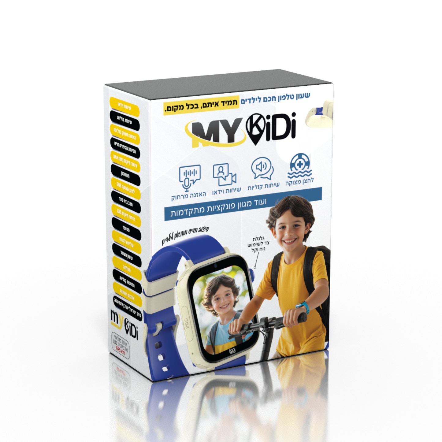 שעון חכם LBS 4G לילדים KidiWatch דגם MY KIDI