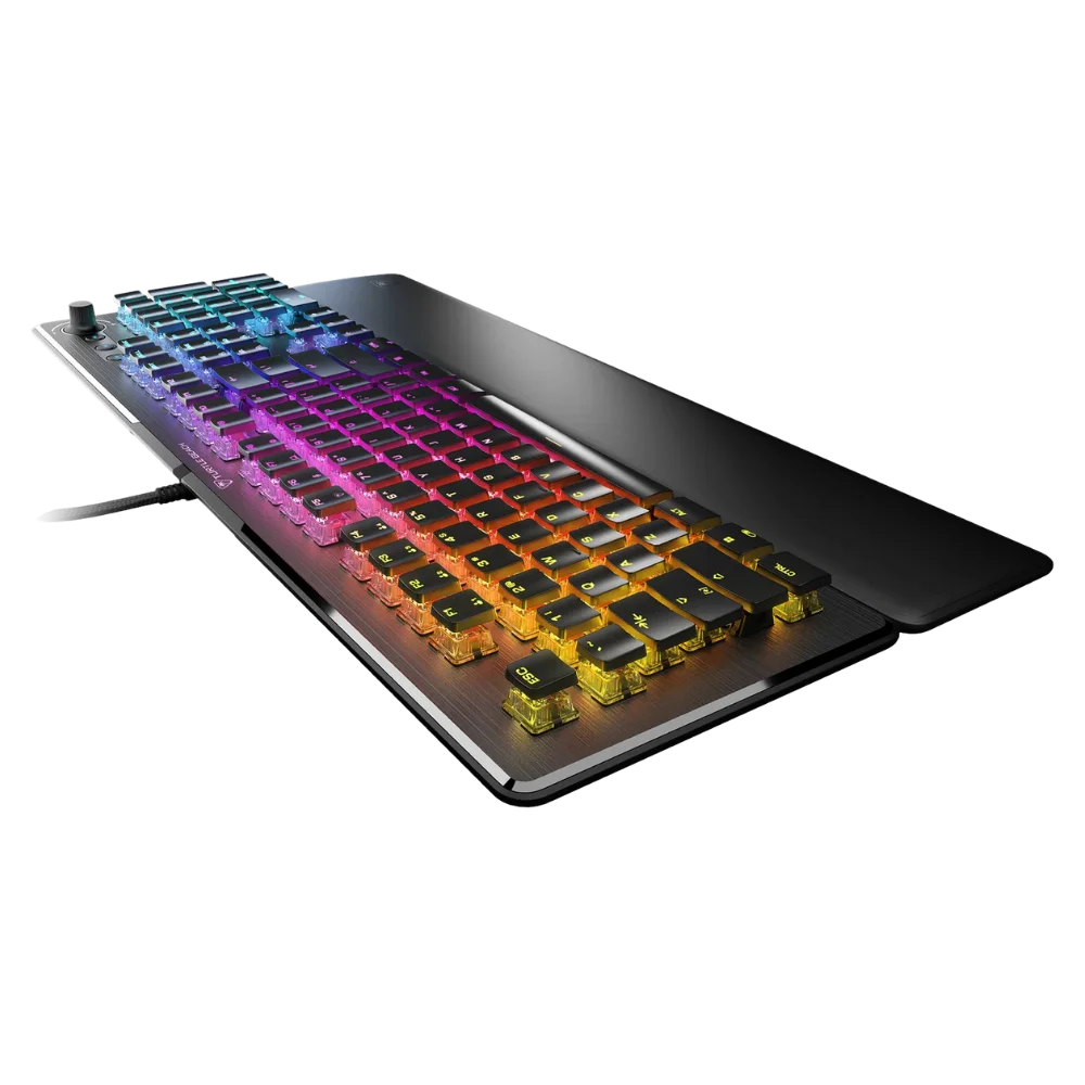 מקלדת גיימינג חוטית מכנית שחורה TB Vulcan II