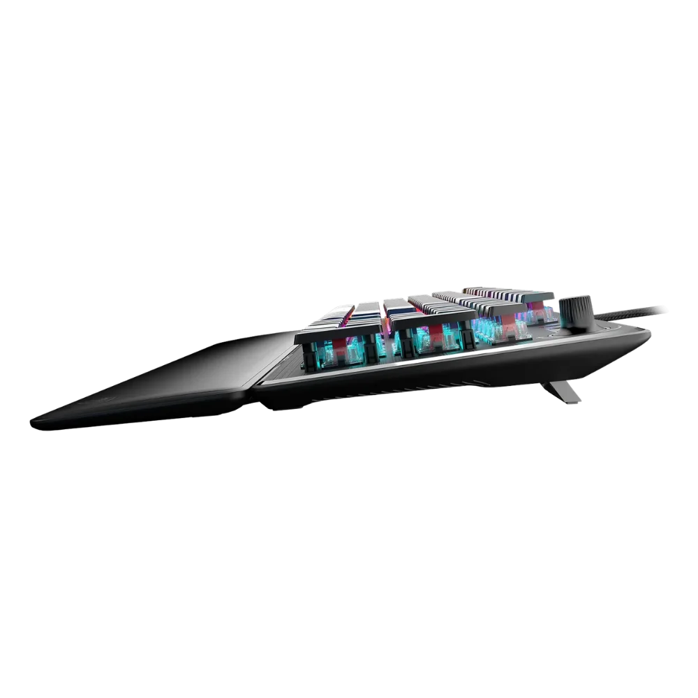 מקלדת גיימינג חוטית מכנית שחורה TB Vulcan II