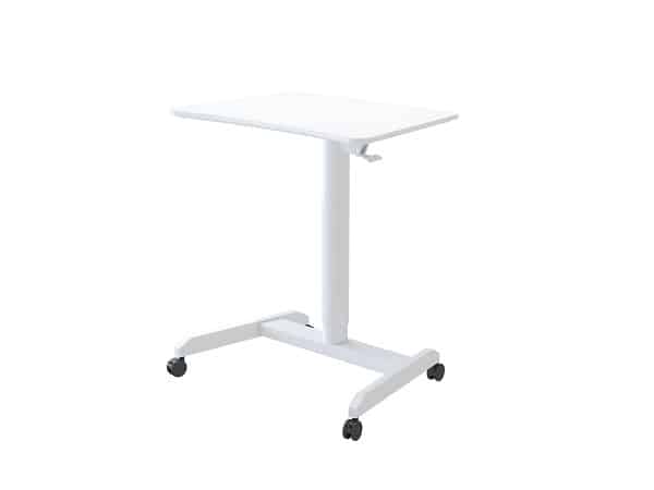 שולחן מתכוונן פנאומטי עם גלגלים - Mini