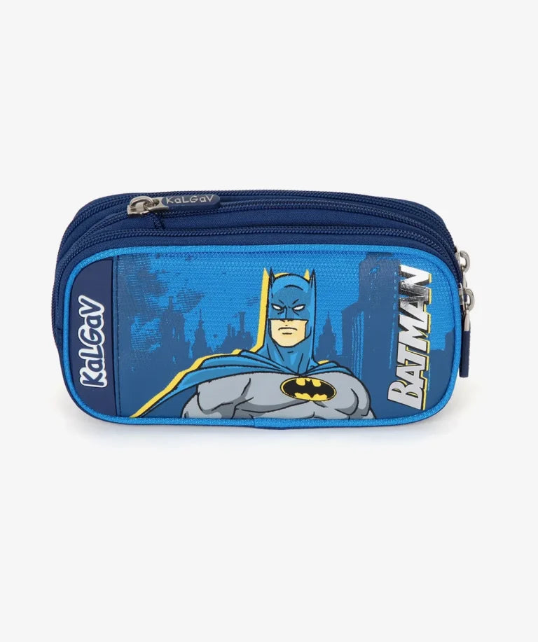 סט תיק טרולי אורטופדי וקלמר Itrolly Batman כחול