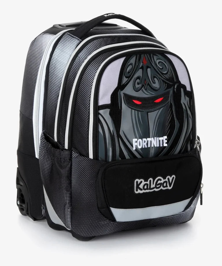 סט תיק טרולי אורטופדי וקלמר Itrolly Fortnite שחור