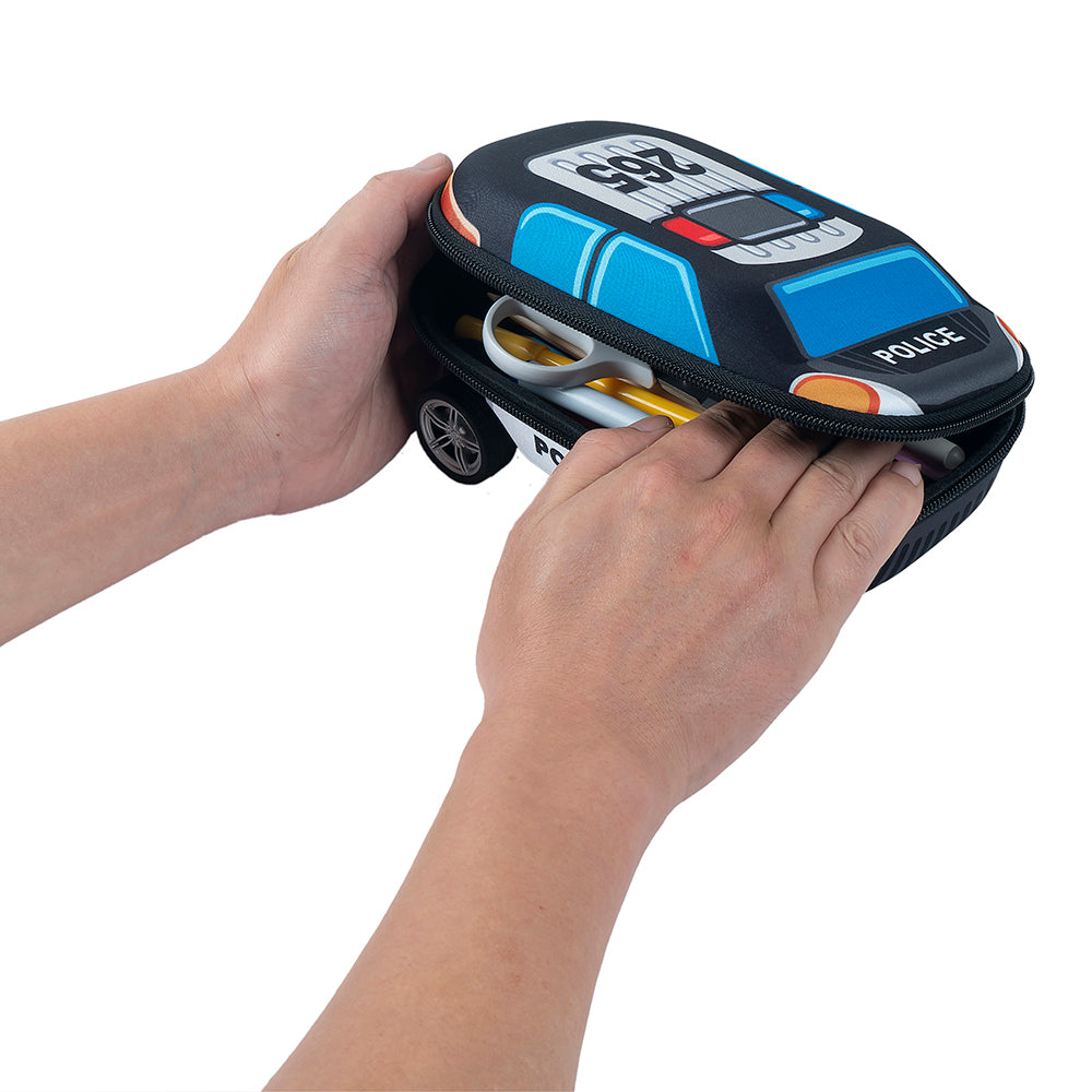 קלמר Zipit Police Car – שילוב של משחק, עמידות ואירגון מושלם