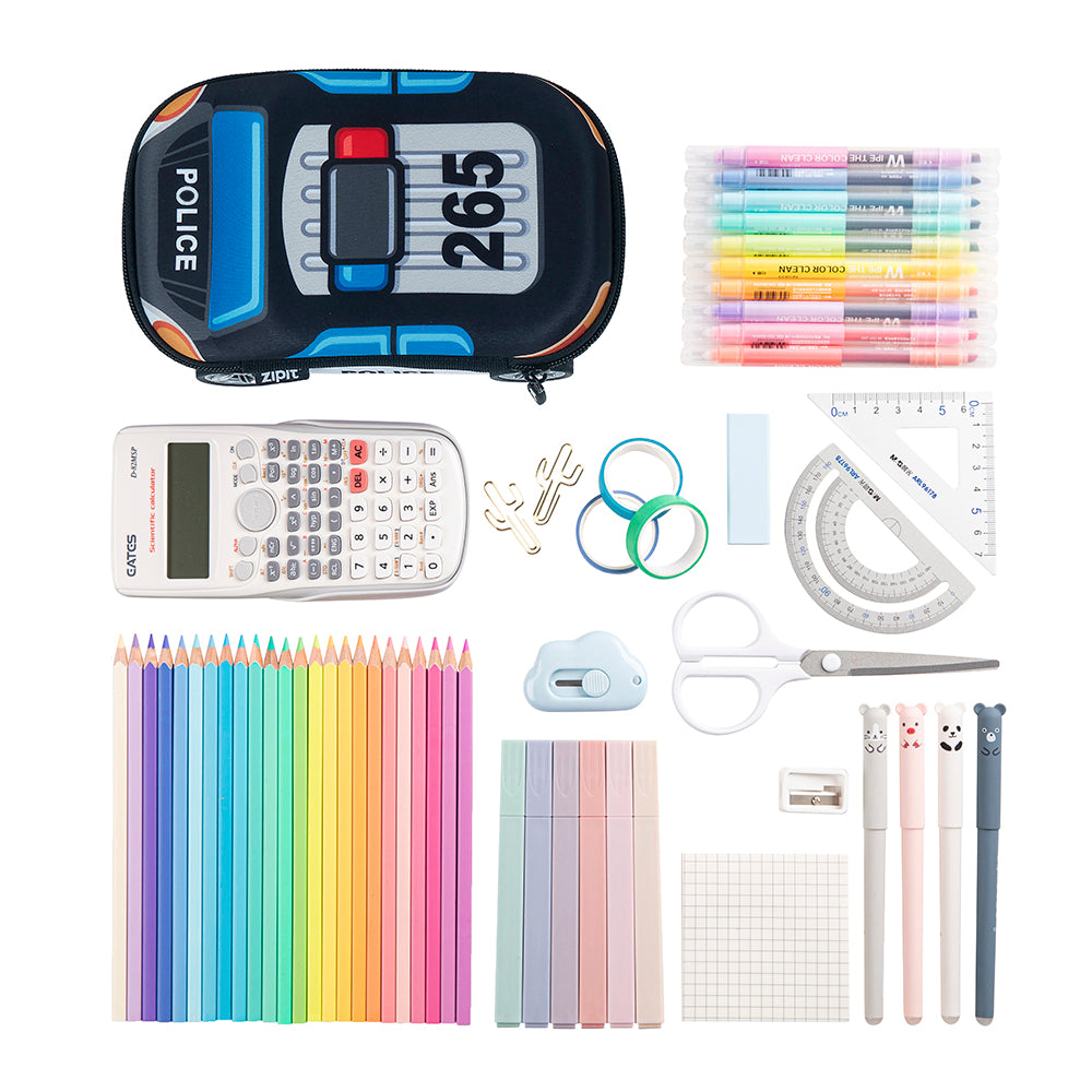 קלמר Zipit Police Car – שילוב של משחק, עמידות ואירגון מושלם