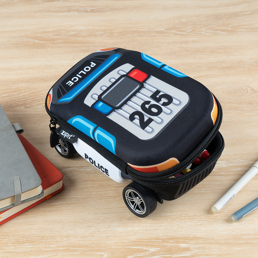 קלמר Zipit Police Car – שילוב של משחק, עמידות ואירגון מושלם