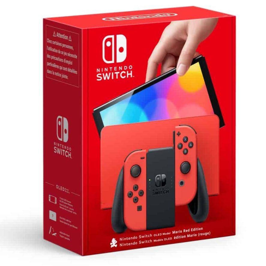 קונסולה-nintendo-switch-oled-mario-red-edition