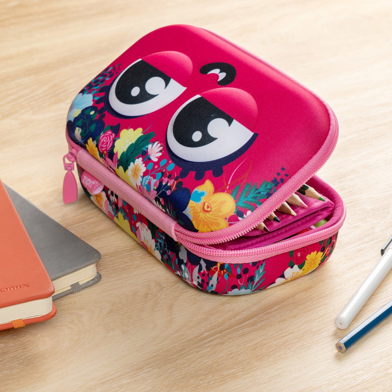 קלמר ZIPIT Creature Box – דמויות חמודות שמציתות את הדמיון לכל החיים!