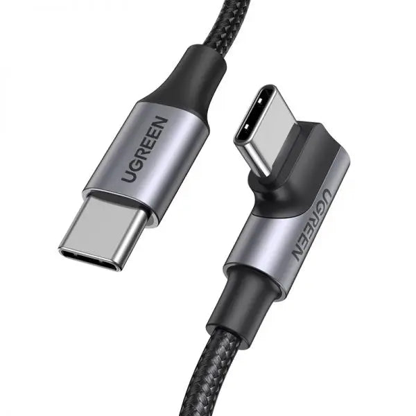 כבל USB-C ל USB-C בזווית 90 מעלות באורך 2 מטר Ugreen