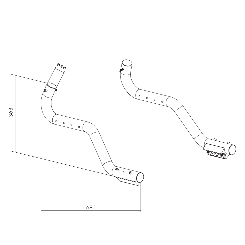 Oplite Full Force Kit Gtr S3/S8 ערכת הרחבה וחיזוק לסימולטור