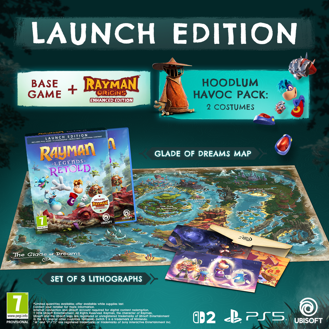 משחק Rayman Legends Retold Launch Edition PS5