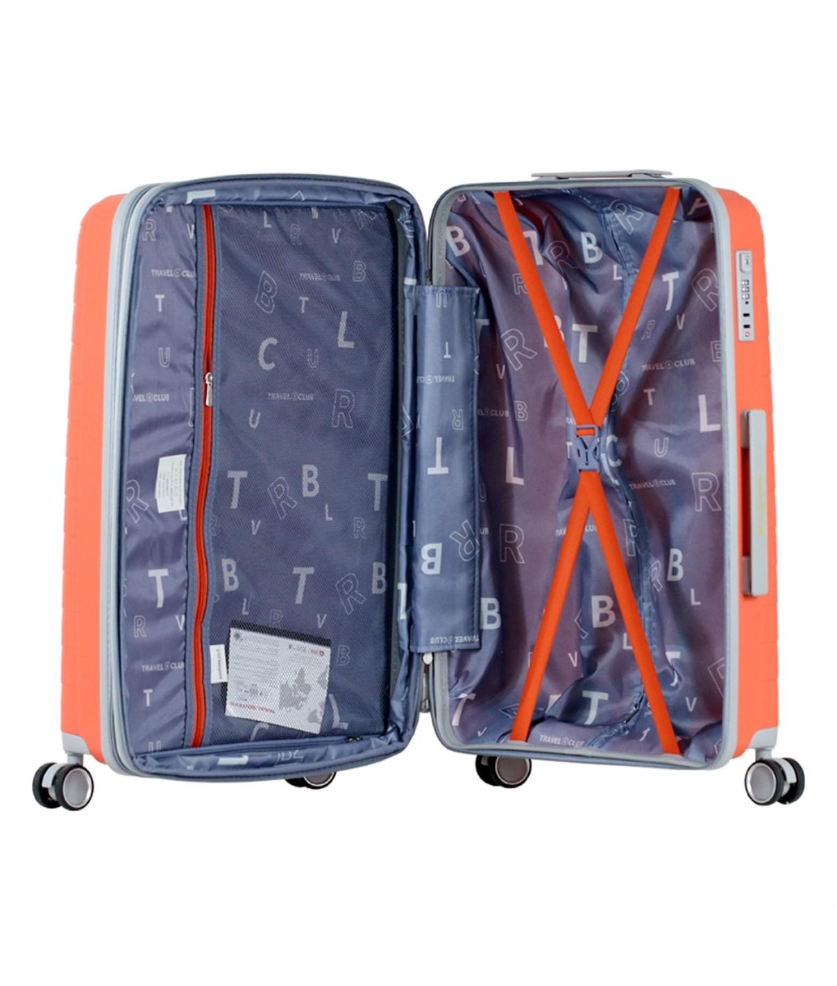 סט 3 מזוודות קשיחות Travel Club