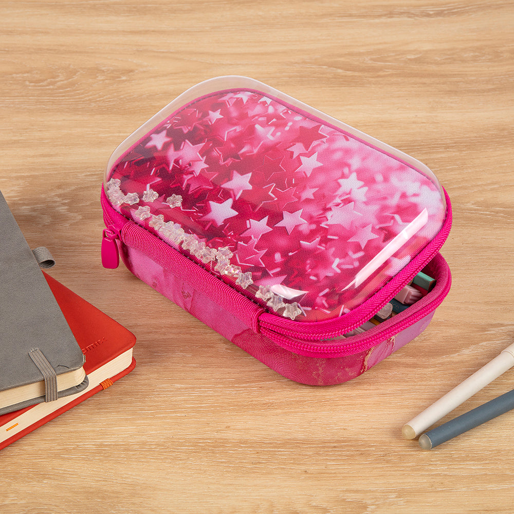 קלמר Zipit Estrellas Rosa – שילוב של סטייל, עמידות ואירגון מושלם