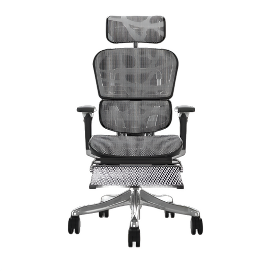 כיסא-ארגונומי-עם-משענת-רגליים-comfort-uk-ergohuman-luxury-אפור