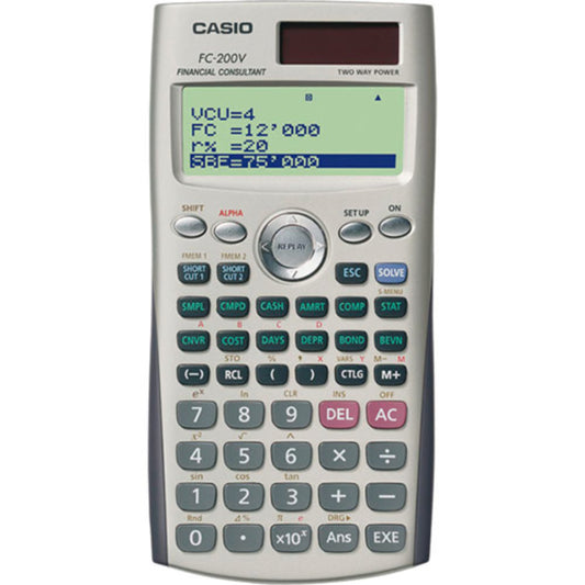 מחשבון מדעי פיננסי Casio FC-200V