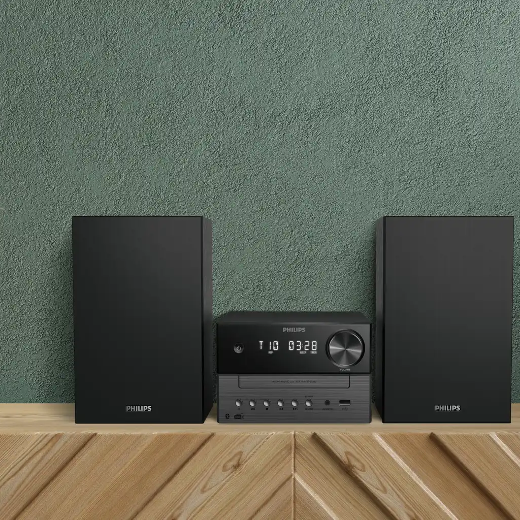 מערכת מיקרו סטריאו PHILIPS TAM3505M2 BT/CD/USB 20W