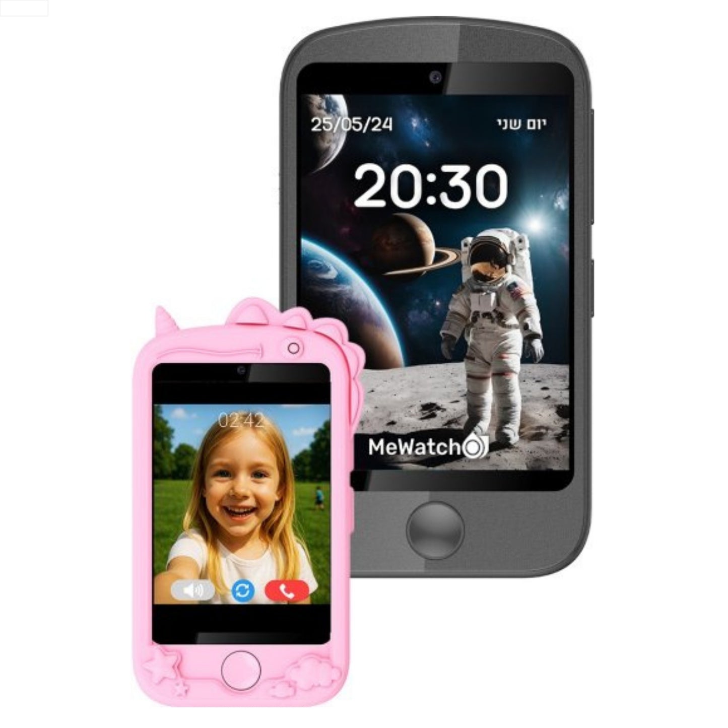 טלפון חכם ובטוח לילדים MeWatch First Phone 4G GPS
