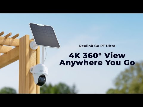 מצלמה חיצונית Reolink Go Pt Ultra 4K 8MP 4G Lte Pt Battery