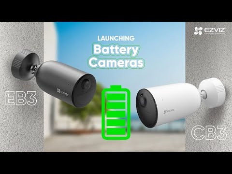 מצלמת רשת חיצונית+פאנל סולארי Ezviz EB3 2K 3MP