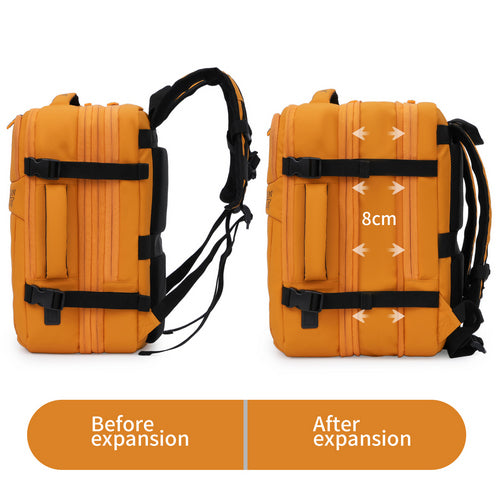 תיק עליה למטוס מתרחב כולל קוביות אריזה Cabin Flux Iconic צהוב