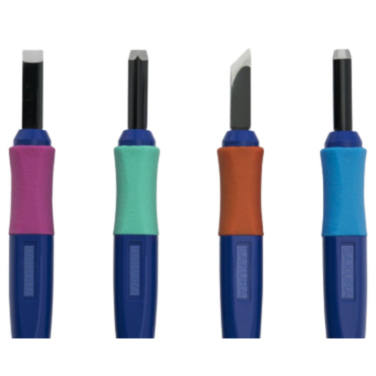 סט כלי גילוף 4 יחידות Sakura