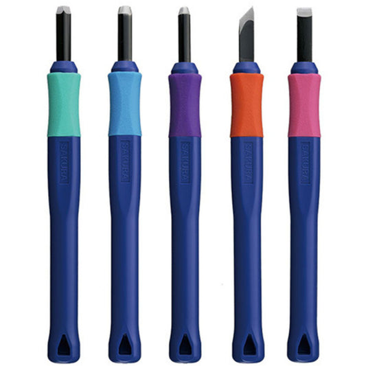 סט כלי גילוף 5 יחידות Sakura