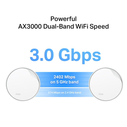 מגדיל טווח Deco X50-poe Ax3000 Mesh Tp-link - 2 יחידות