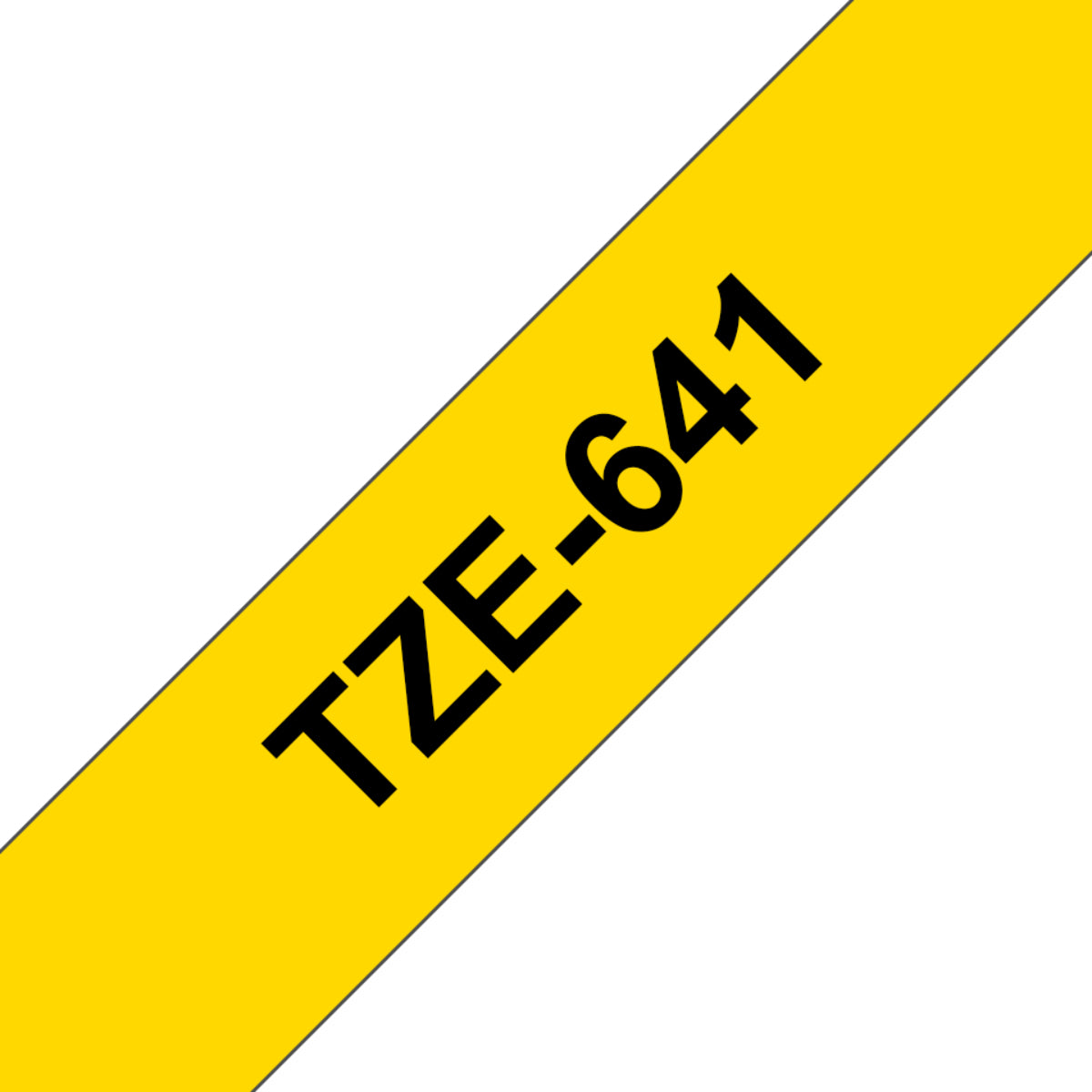 סרט TZE-641 שחור/צהוב 18 מ"מ Brother