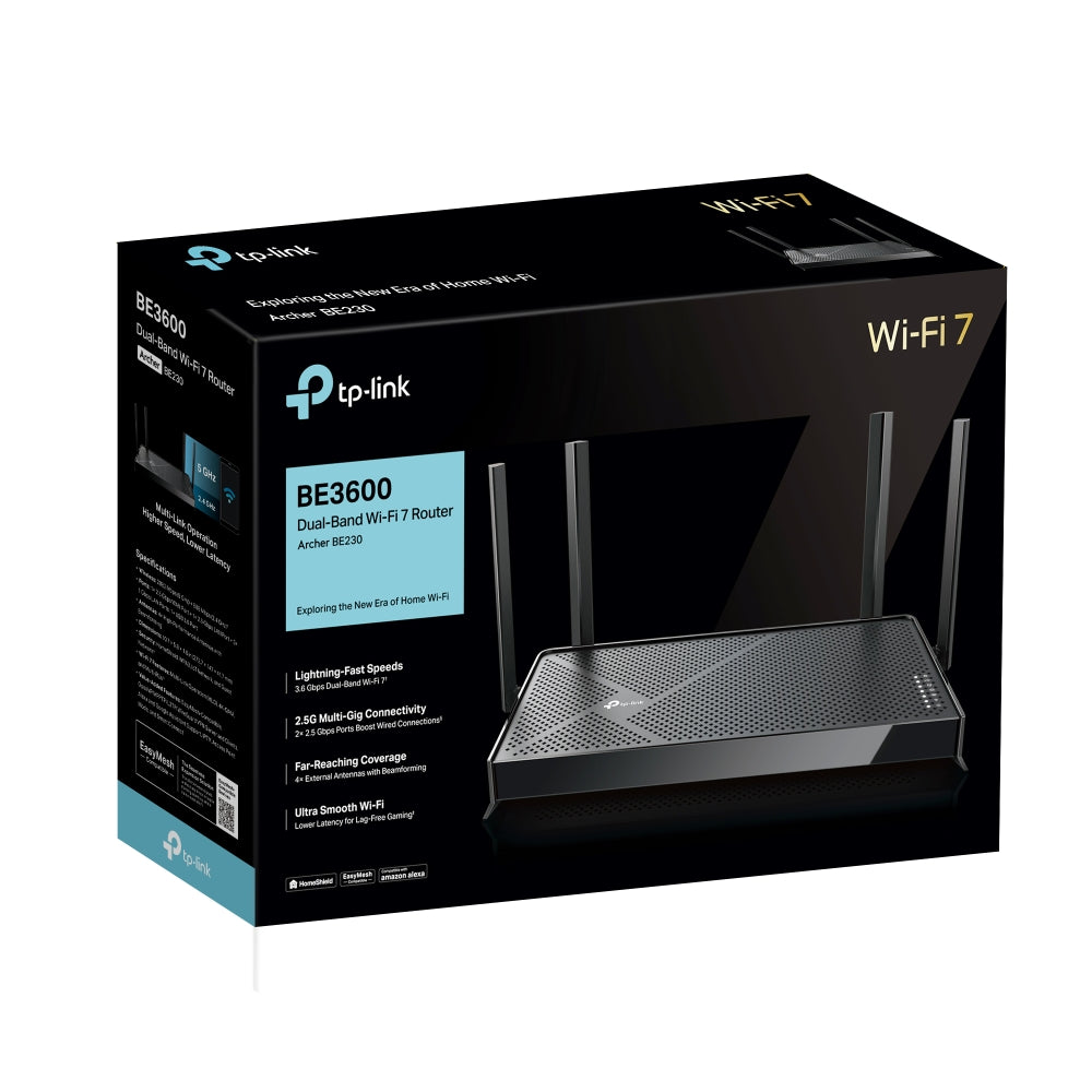 נתב אלחוטי TP-Link Archer BE230 BE3600 WI-FI 7