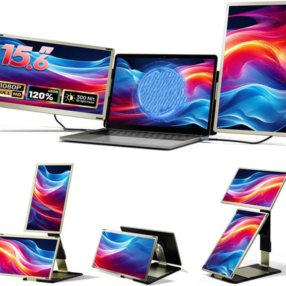 זוג מסכים ניידים 15.6" Ofiyaa Tri-Screen S6
