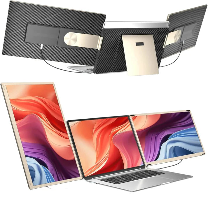 זוג מסכים ניידים 15.6" Ofiyaa Tri-Screen S6