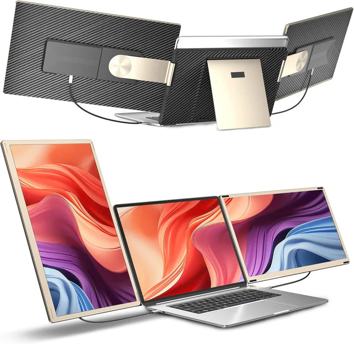 זוג מסכים ניידים 15.6" Ofiyaa Tri-Screen S6