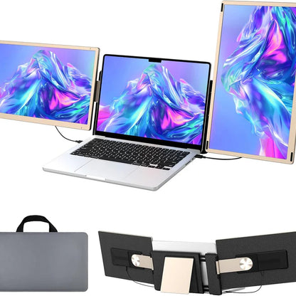זוג מסכים ניידים 15.6" Ofiyaa Tri-Screen S6