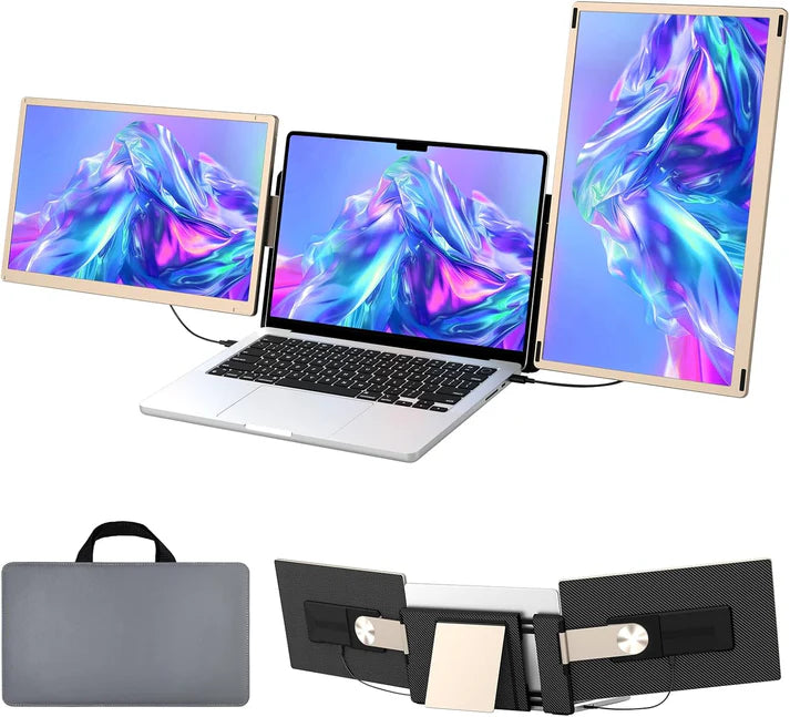 זוג מסכים ניידים 15.6" Ofiyaa Tri-Screen S6