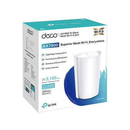 מגדיל טווח Deco X95 AX7800 Mesh WiFi 6 מבית TP-LINK