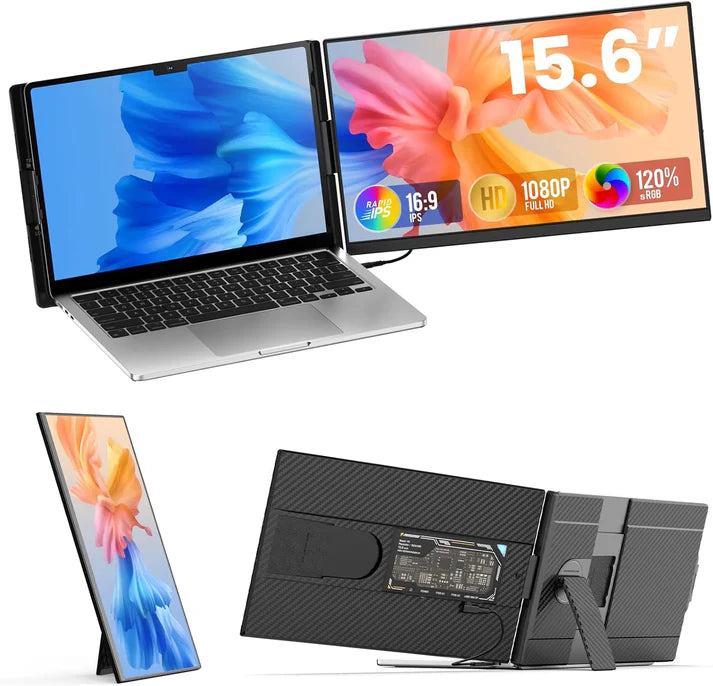 מסך נייד 14" Ofiyaa Dual Screen P5