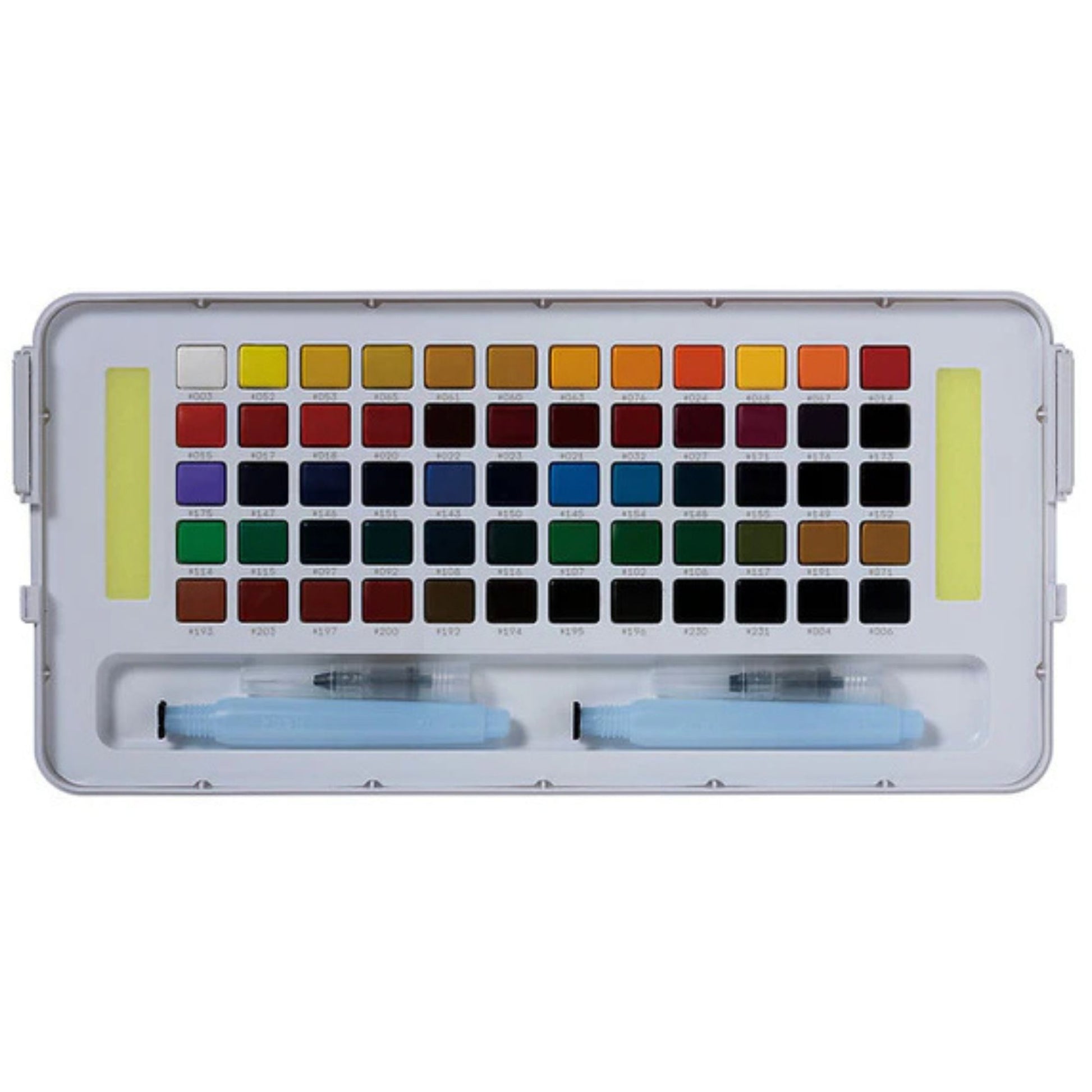 סט 60 צבעי מים מכחול ומיכל מים - Sakura Koi set XNCW60N