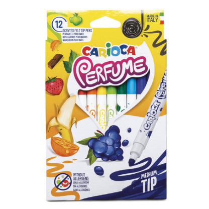 סט 12 טושים ריחניים - Carioca Perfume