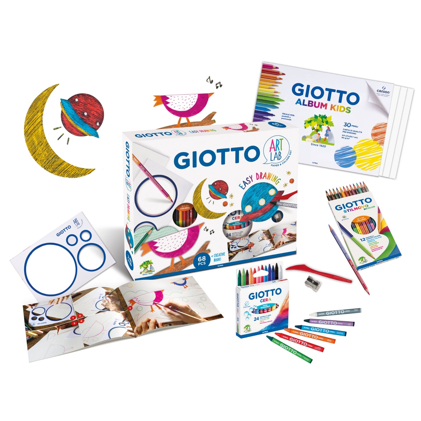 ערכת לימוד  Giotto Easy Drawing