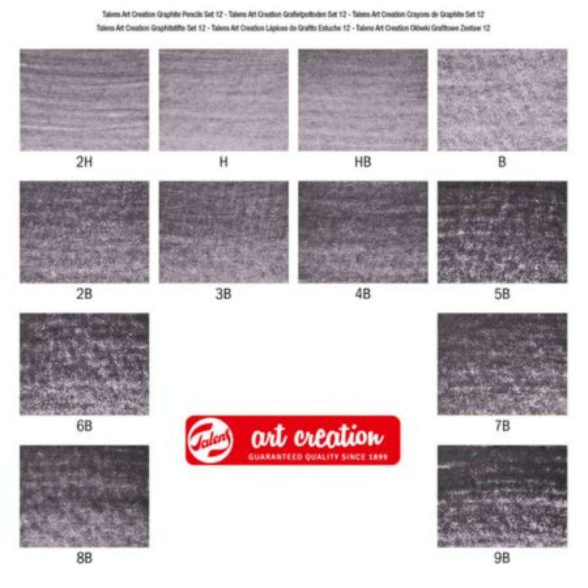 סט 12 עפרונות שרטוט Talens Art Creation